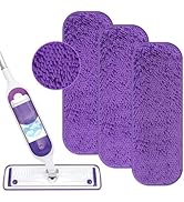 Yicotira Reusable Power Mop Refill Pads for Swiffer Power Mop Starter Kit - Swifter Powermop Pads...