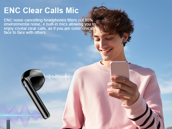 Wireless Earbuds Bluetooth Ear Buds Bluetooth Headphones Running in Ear Wireless Earphones Headset