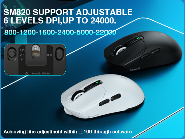 wireless gaming mouse with charging dock