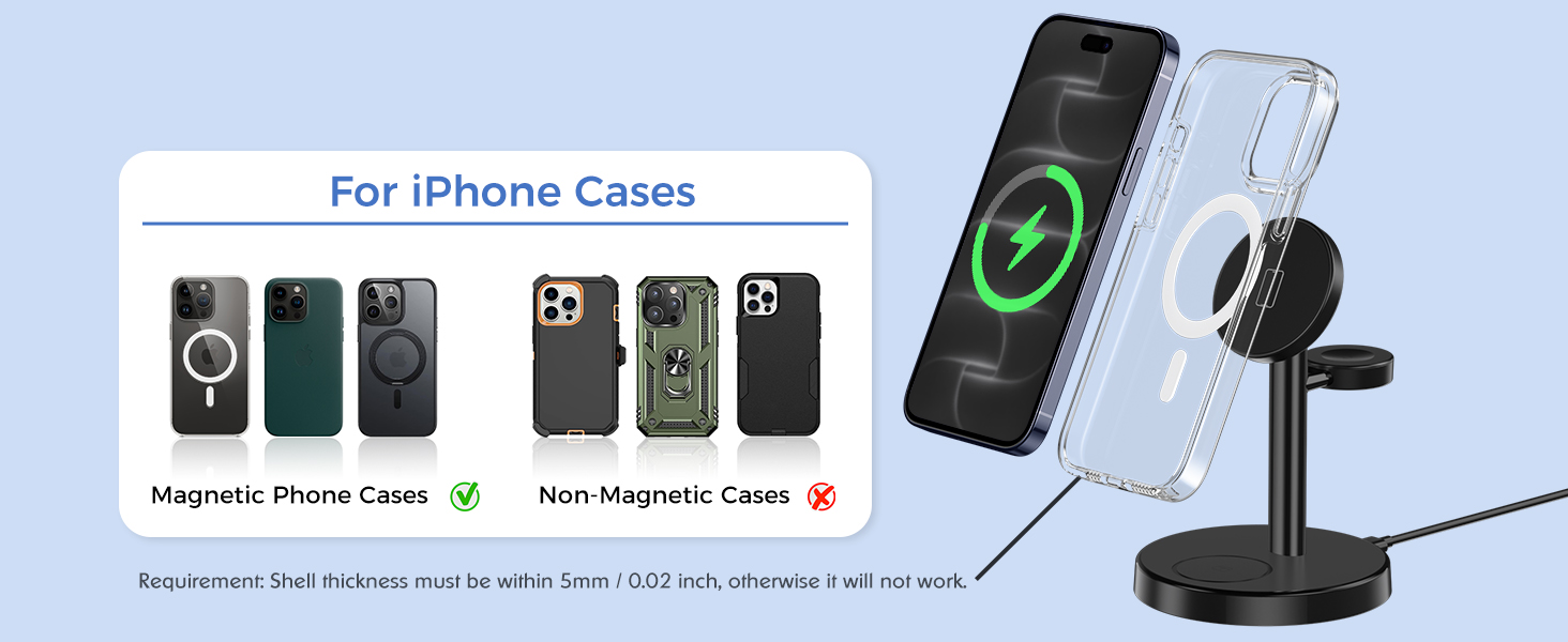 3-in-1 Charging Station for Apple Device