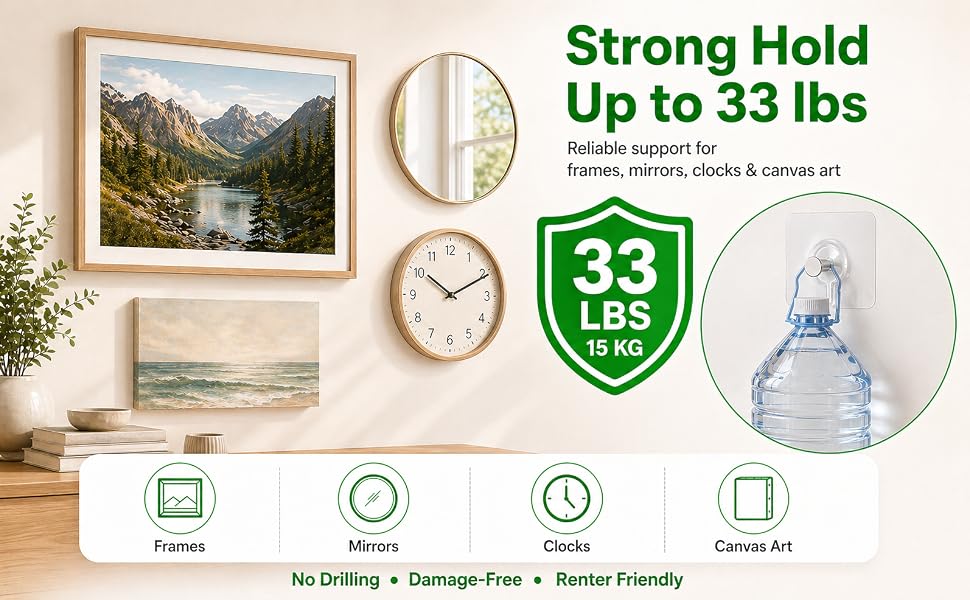 IOMDRWU 15Pcs Picture Hanging Hooks