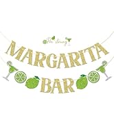 FOZEE Margarita Bar Banner, Margarita Party Decorations, Mexican Taco Bar Party Decorations, Marg...