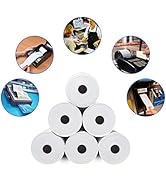 Muotich 3 1/8 x230 Thermal Paper Rolls POS Cash Register Thermal Receipt Printer Paper, Pack of 32