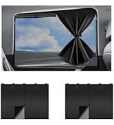 2PCS Upgraded Double-Layer Car Window Shades for Baby,Lift-Off Car Sun Shade with Magnetic Suctio...