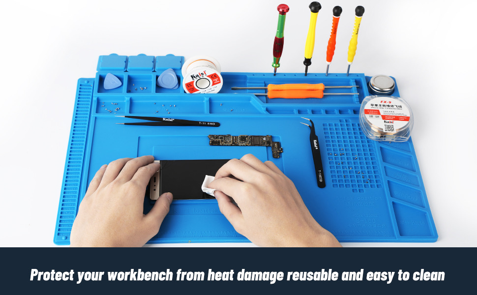 Protect your workbench from heat damage reusable and easy to clean