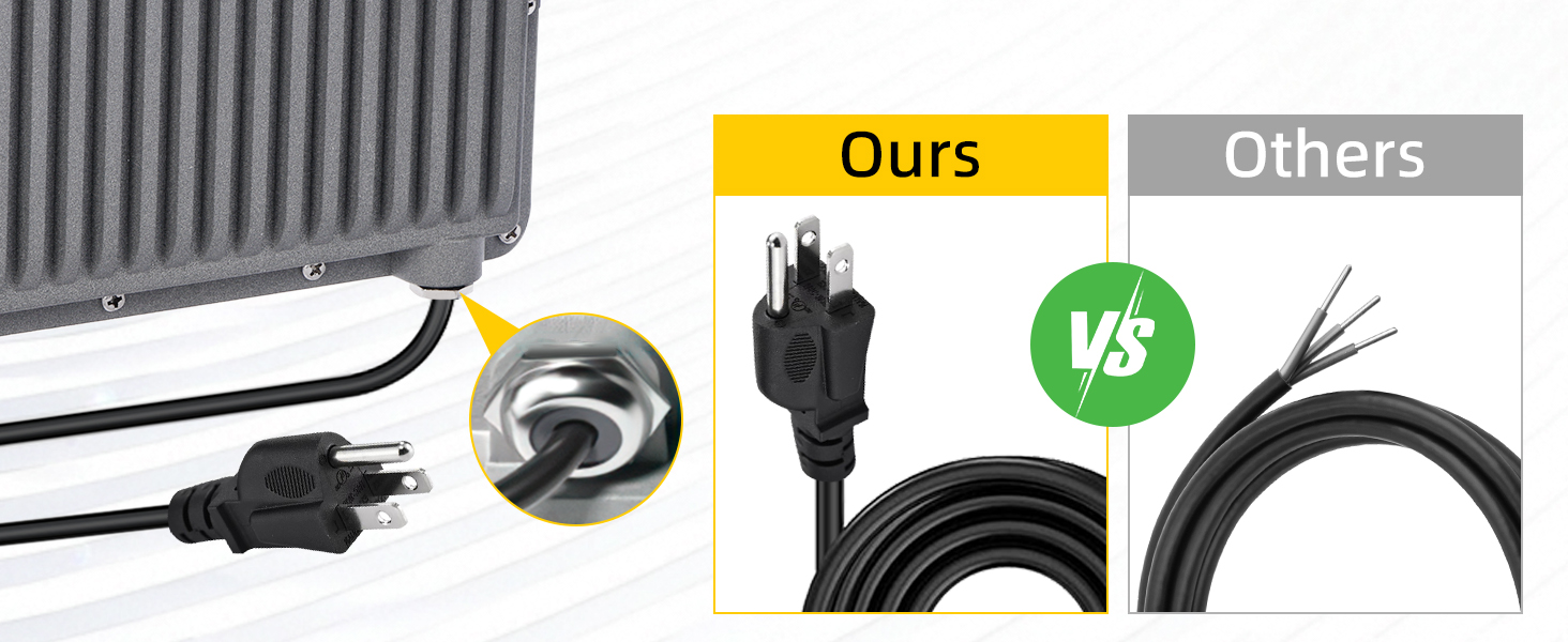 Easy plug-and-play design with US plug, no hard wiring needed for quick installation.