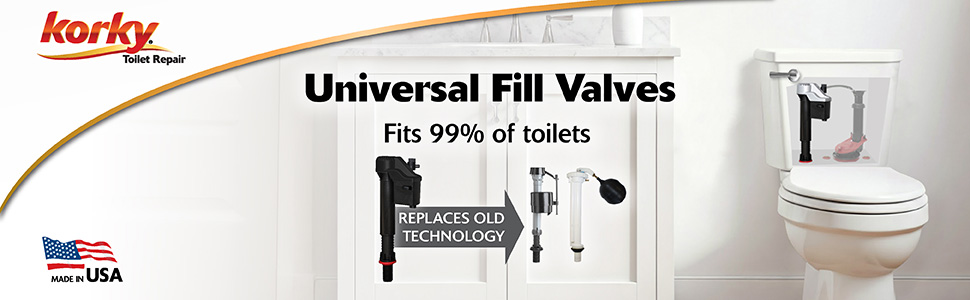 universal fill valves