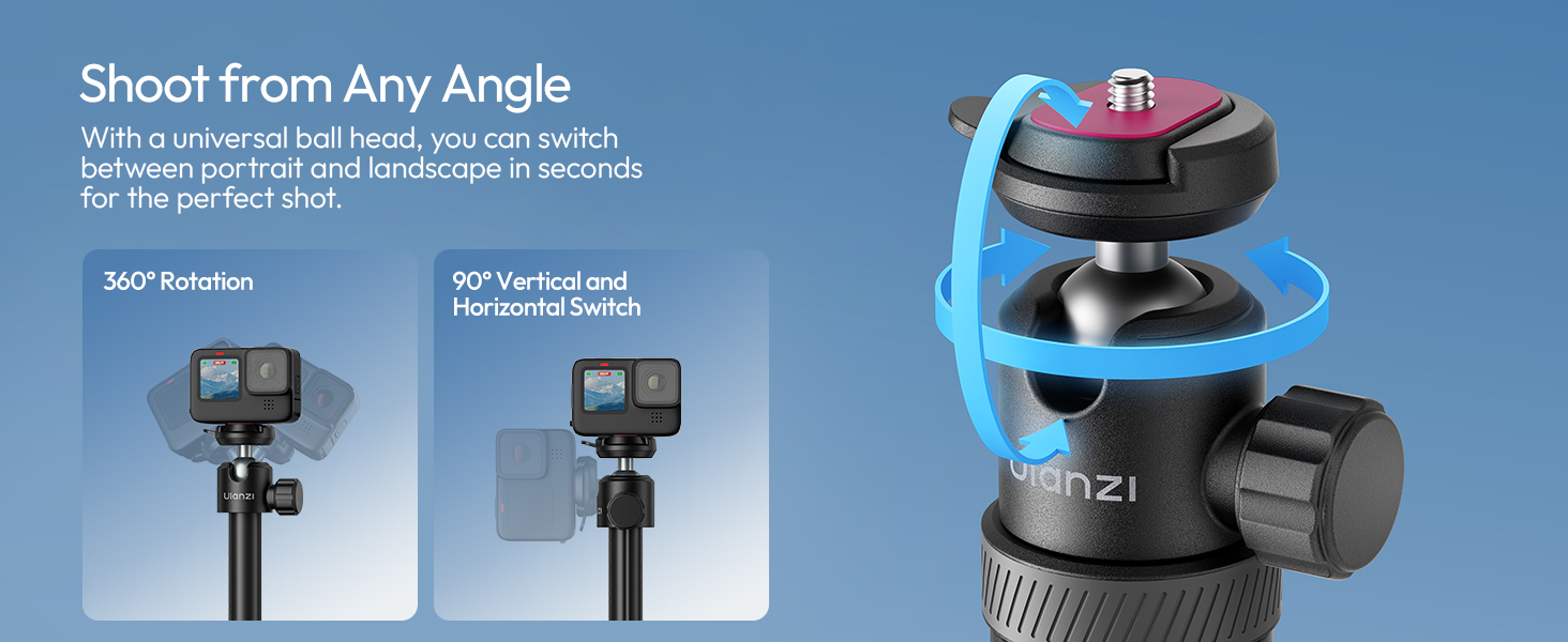 Quick Open Phone Tripod Stand