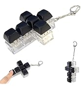Faith Cross Keyboard Fidget Toy,Clicker Fidget Keychain,Keyboard Button Finger Clicker for Anxiet...