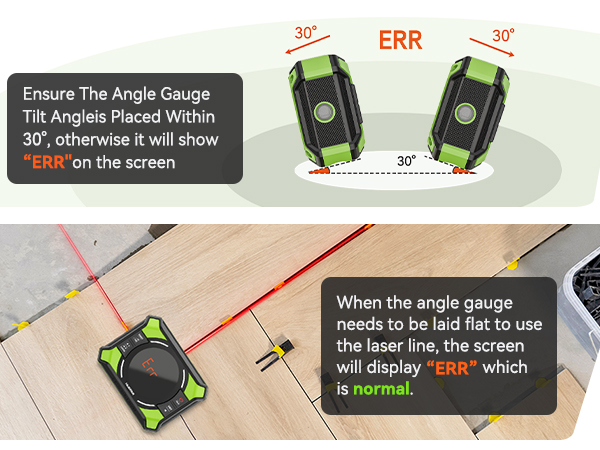 3-in-1 Digital Angle Gauge with Laser Level