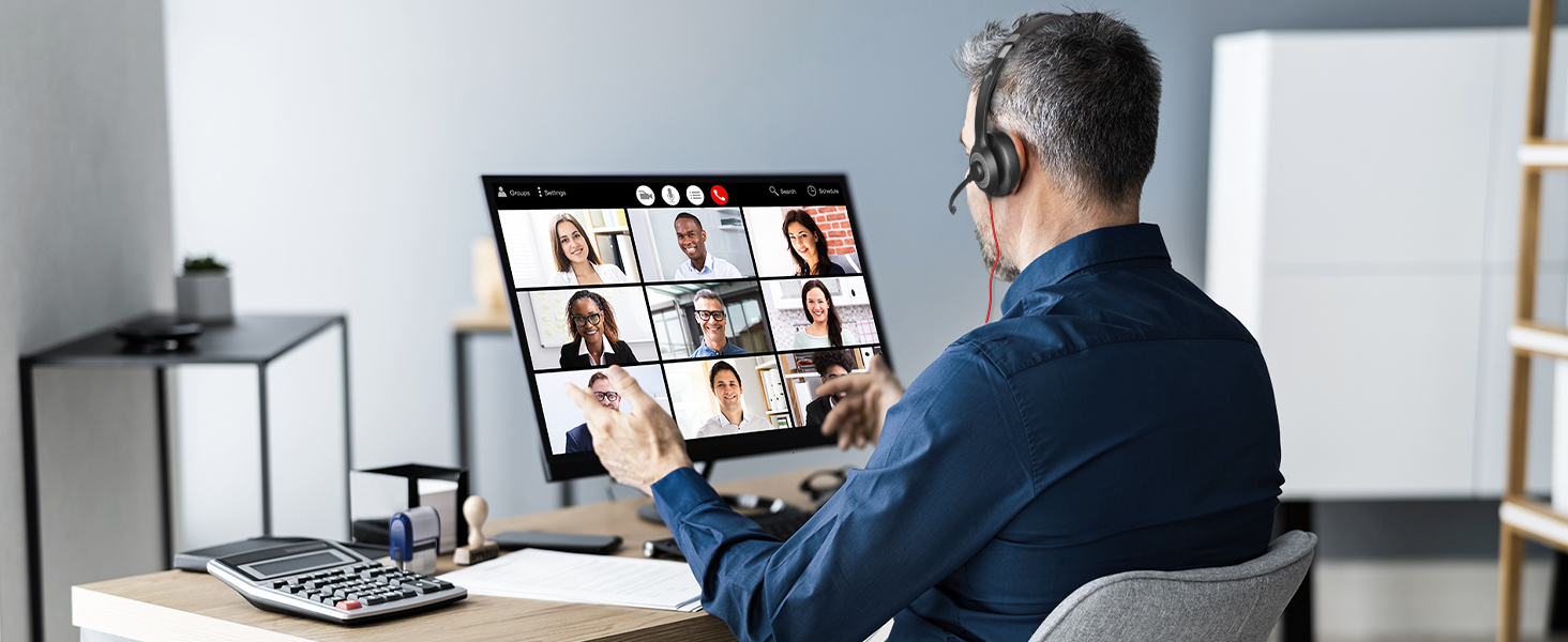 usb computer headset with microphone