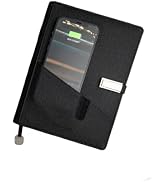 KeySmart ChargeBook, Wireless Charging Notebook, Rechargeable, Power Bank, Type C, Android, Icabl...