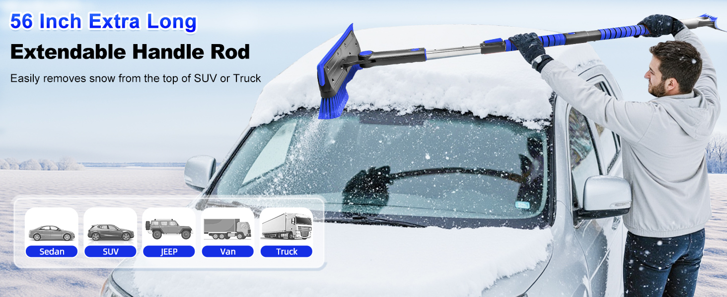 snow brush ice scraper snow broom