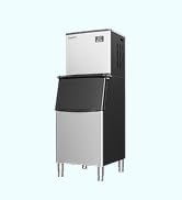 EUHOMY Commercial Ice Maker Machine 400Lbs/24H,ETL Approval, Industrial Ice Machine, 250Lbs Stora...
