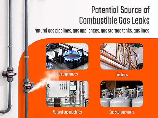 PT205 Gas leak detector natural gas detector