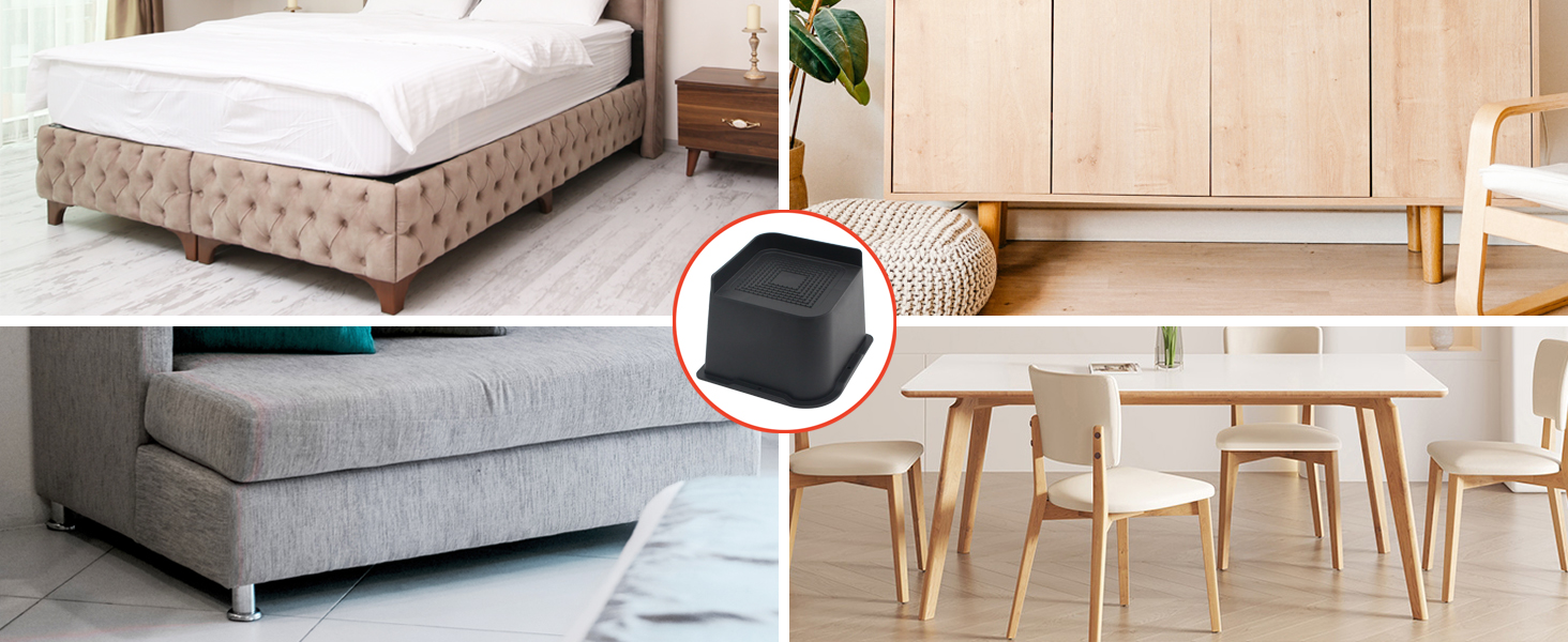 Bed furniture risers