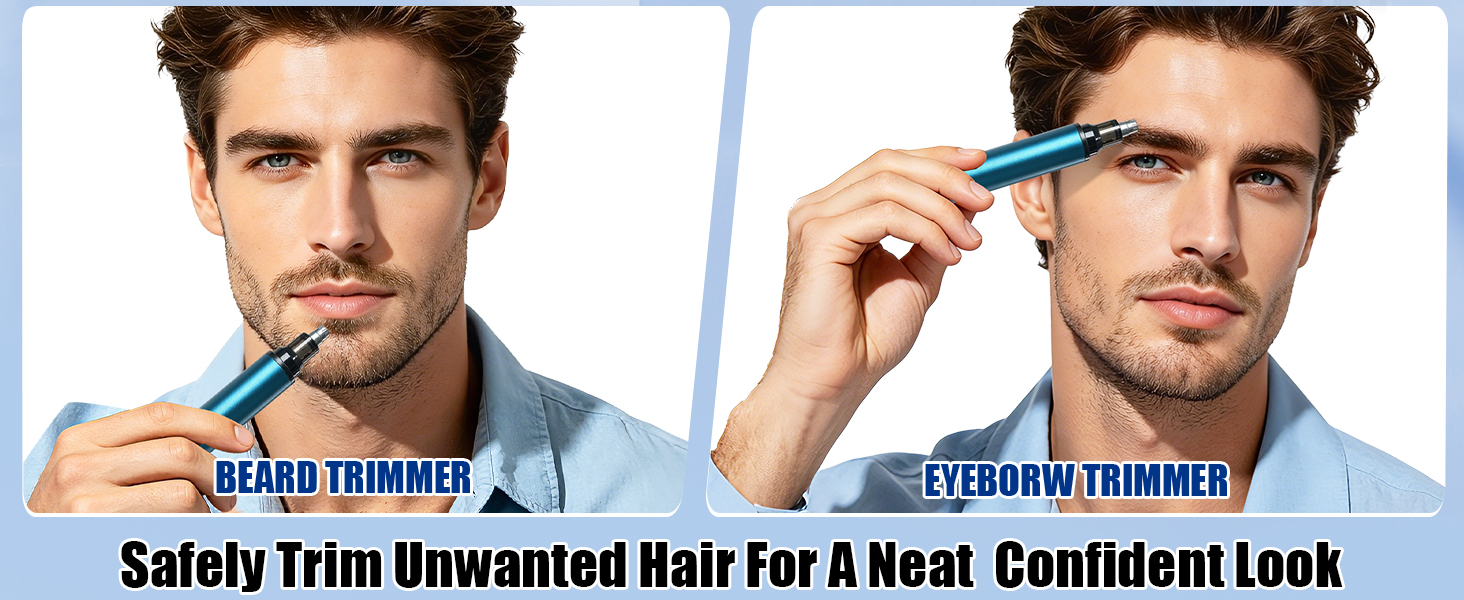 YunLuna Nose Trimmer for Men,One Machiane for Multiple Uses,Versatile for Nose Ears Eyebrows Beard