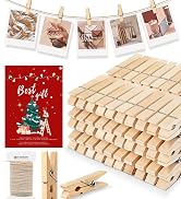 100 PCS Wooden Clips
