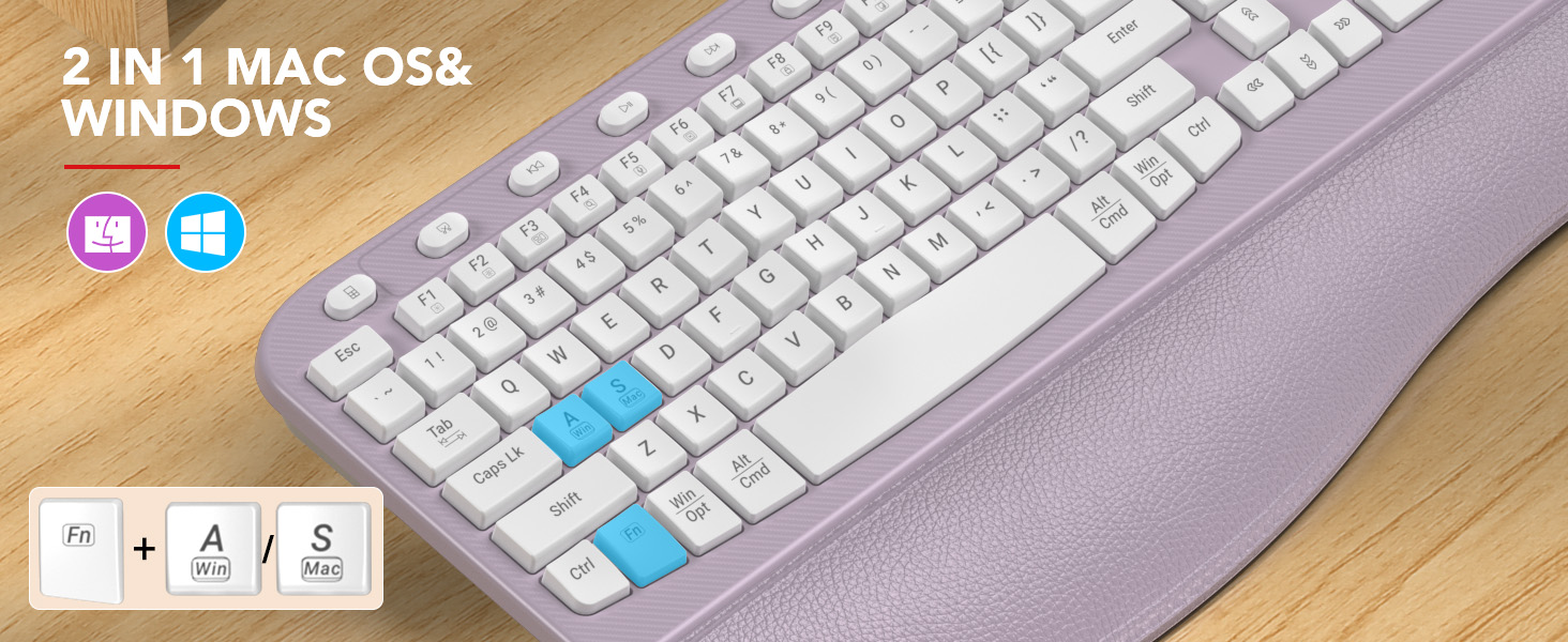 ergo wireless keyboard and mouse