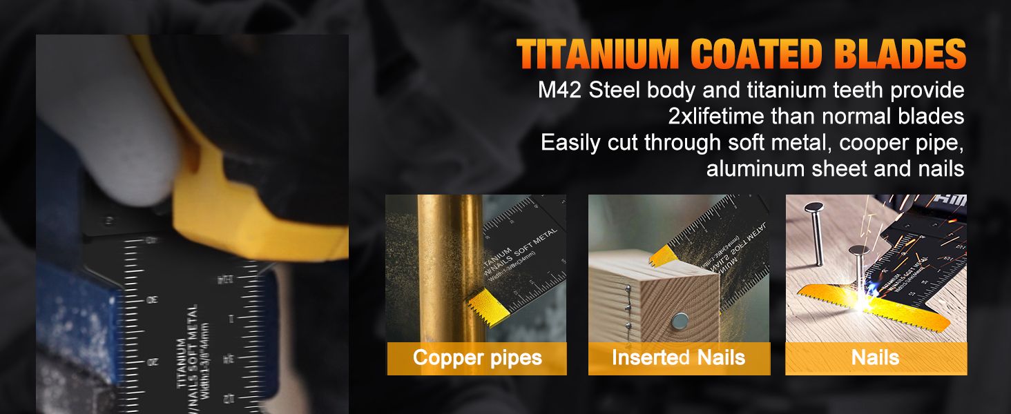 metal cutting oscillating tool blades