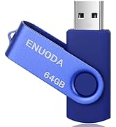 ENUODA 64GB USB Flash Drive 64GB Thumb Drives Swivel Design USB 2.0 Memory Stick Jump Drive Pen D...