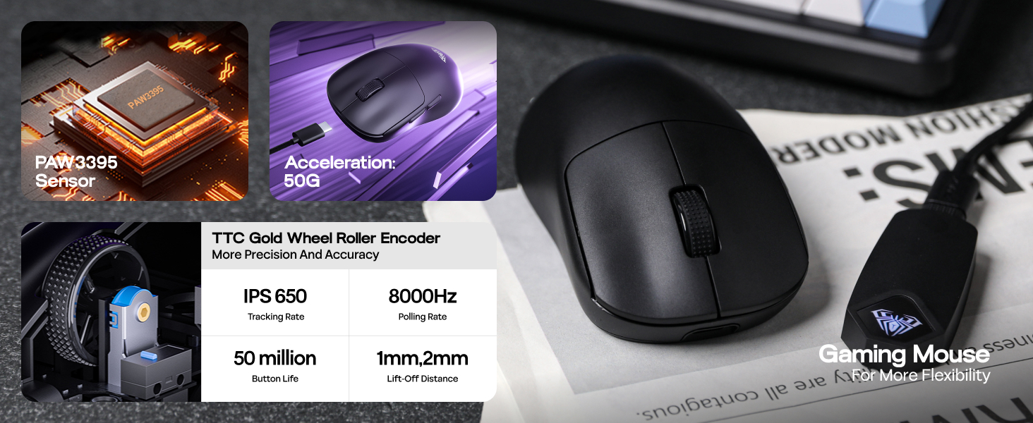 SC800 8K Gaming Mouse