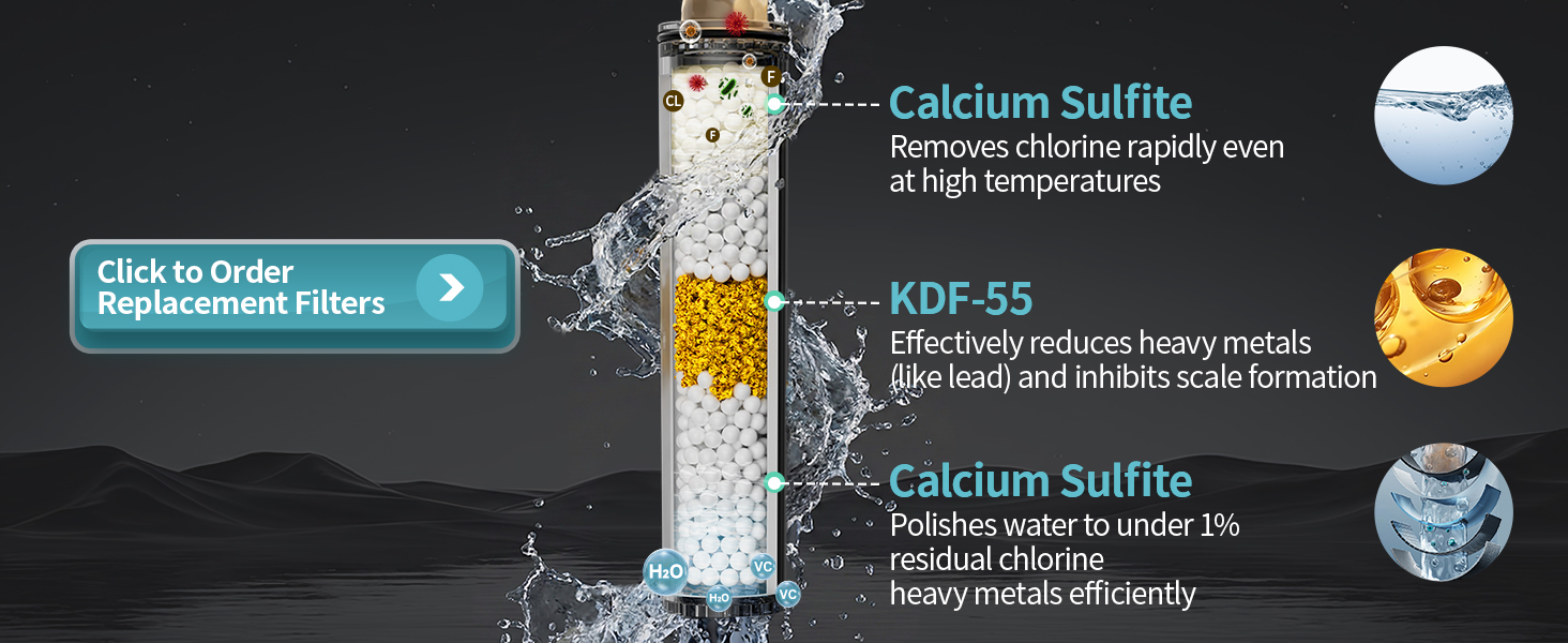 filtered shower head