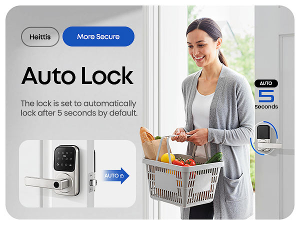 Smart Door Lock with Handle