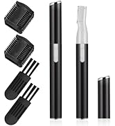 Chumia 2 Pcs Electric Eyebrow Trimmer Women Precision Face Razors Mini Shaver with Comb Christmas...