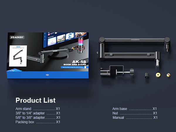 hyperx quadcast boom arm