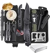 Survival Kits, Gifts for Men Dad Husband Him, 13 in 1 Survival Gear and Equipment Tactical Tools ...