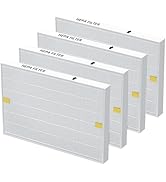 4 Pack AP-1512HH HEPA Filter Replacement for Coway Airmega AP-1512HH and Airmega 200M Air Purifie...