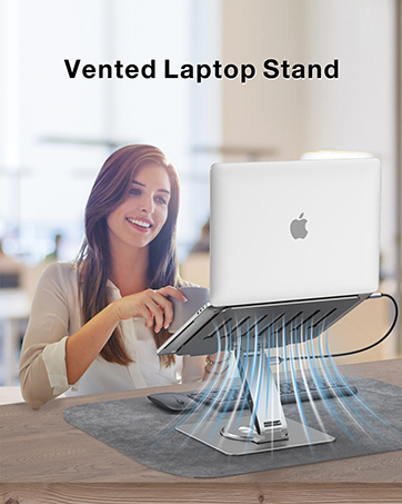 Vented laptop stand