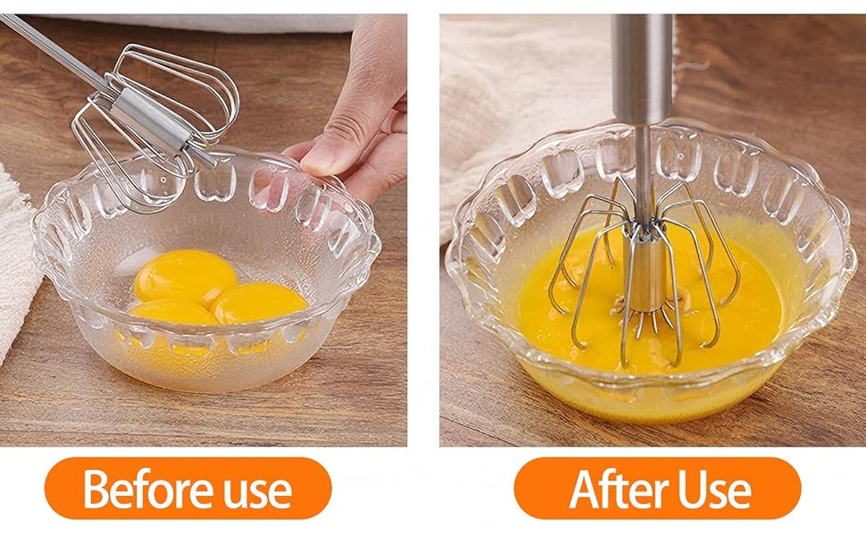 3 Pack Stainless Steel Egg Whisk