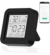 Smart IR Remote Control, work as WiFi Thermometer Hygrometer, Tuya WiFi Temperature Humidity Sens...
