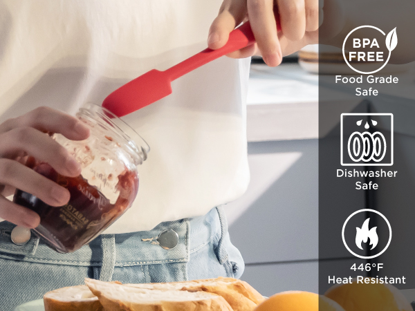 Kitchen Mama WaltzGrip Jar Spatulas