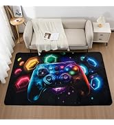 NTBED Galaxy Game Console Area Rug for Bedroom Sofa Playroom Gaming Geometric Bedside Rugs Gamer ...