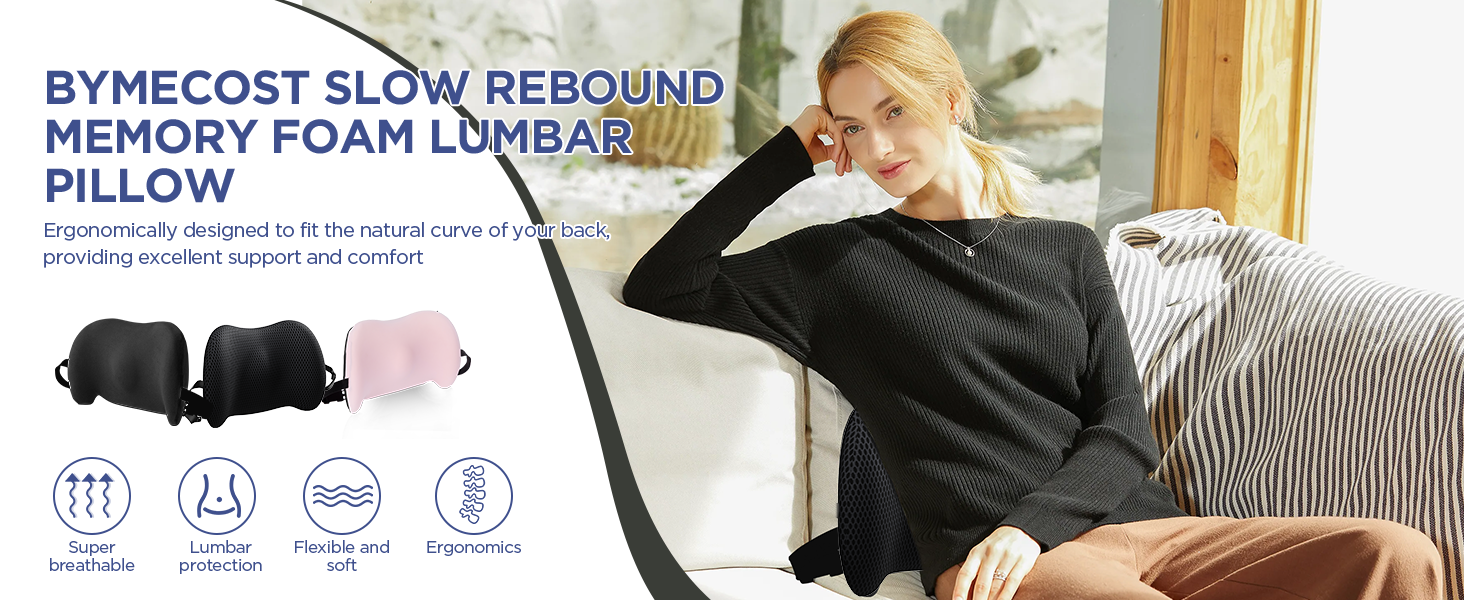 Sitting Without Back Pain is Possible with the Everlasting Comfort Back Cushion