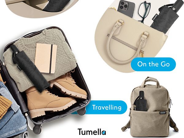 fits in your backpack, purse and luggage