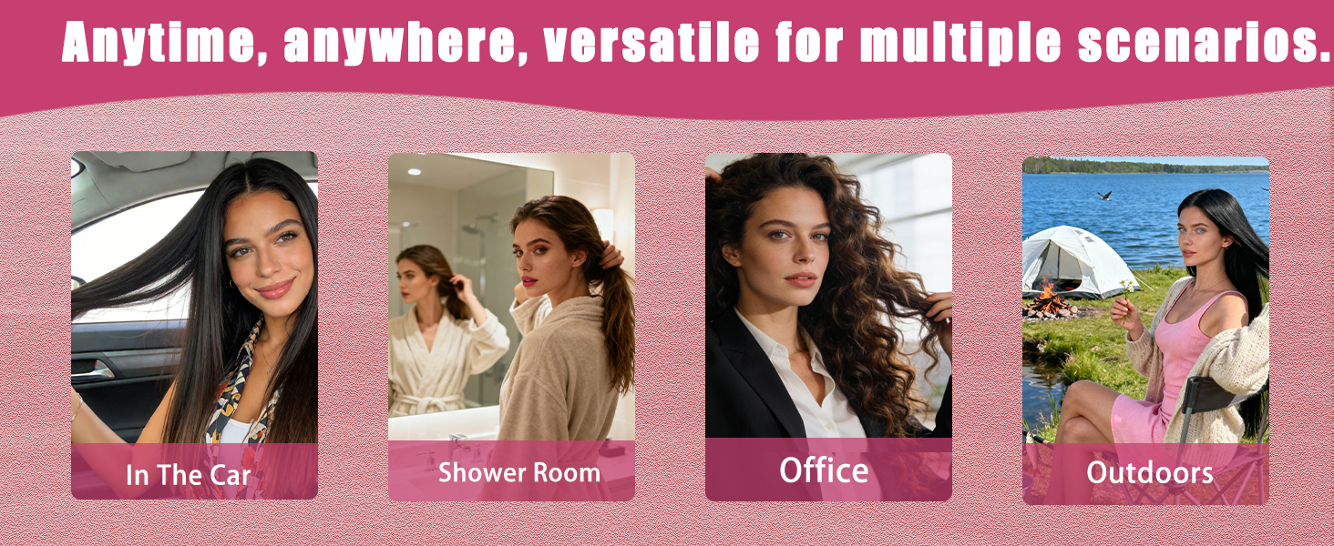 Cordless Hair Straightener Brush