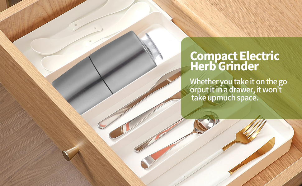 Compact ElectricHerb Grinder