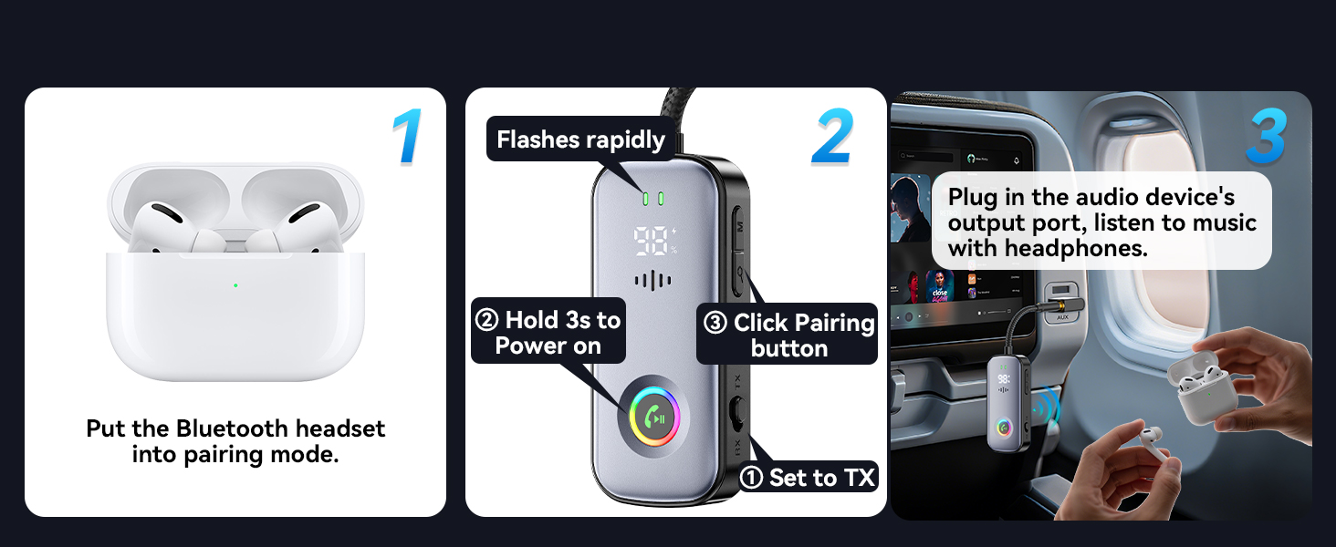 bluetooth adapter for airplane
