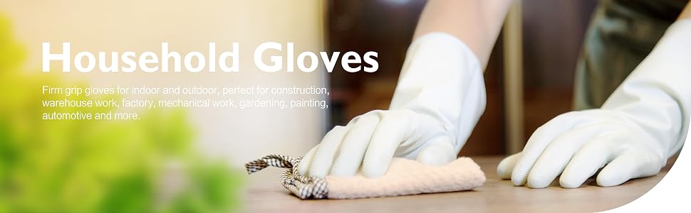 Latex Household Cleaning Gloves