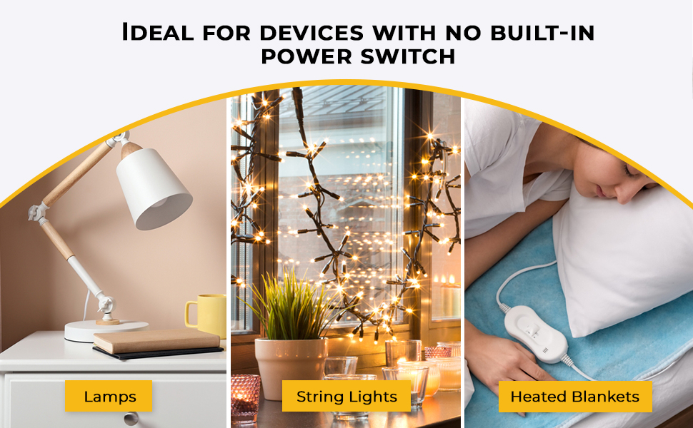 Ideal for devices with no built-in power switch
