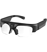 MIUXGIO Smart Glasses with Camera, Video Camera Glasses with 32GB TF,Recording Outdoor Glasses fo...