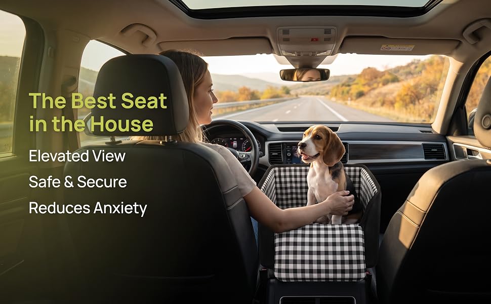 Dog Car Seat Console Booster 11lbs