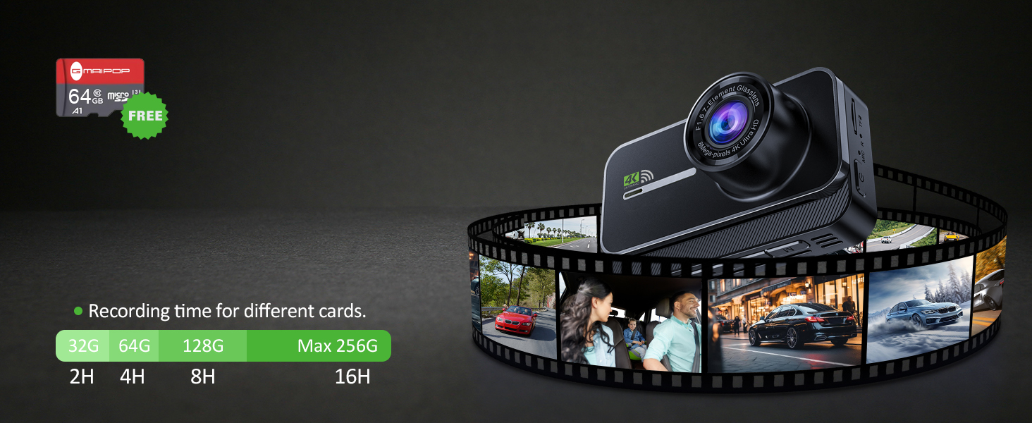 dash cam with sd card
