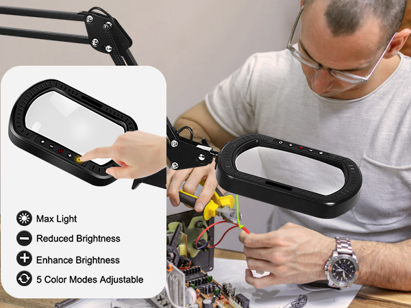 magnifying lamp