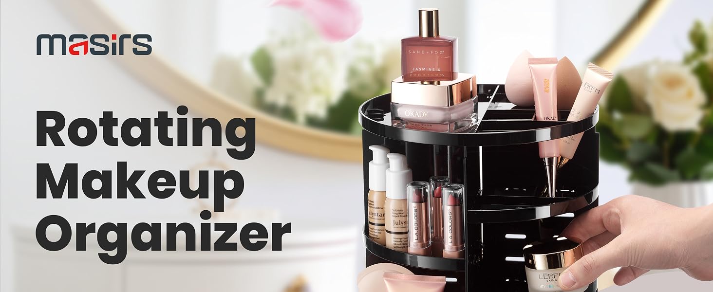 Rotating Makeup Organizer