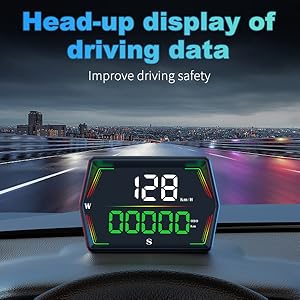 GPS speedometer mph car HUD